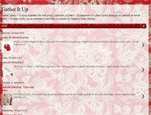 Tablet Screenshot of gatheritup.blogspot.com