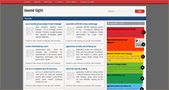 Desktop Screenshot of boundtight.blogspot.com