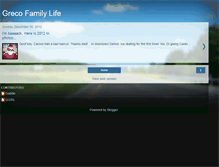 Tablet Screenshot of grecofamilylife.blogspot.com