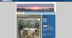 Desktop Screenshot of buck-stops-here.blogspot.com