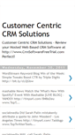 Mobile Screenshot of customercentriccrm360.blogspot.com