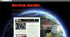 Desktop Screenshot of oncedeadnowalive.blogspot.com
