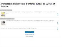 Tablet Screenshot of hommagesylvainetsylvette.blogspot.com