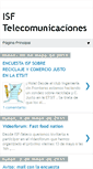 Mobile Screenshot of isfteleco.blogspot.com