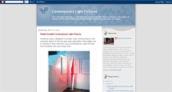 Desktop Screenshot of contemporarylightfixtures.blogspot.com