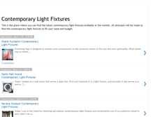 Tablet Screenshot of contemporarylightfixtures.blogspot.com