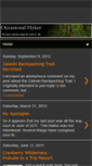 Mobile Screenshot of occasionalhyker.blogspot.com