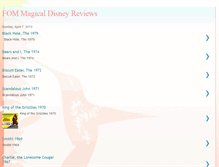 Tablet Screenshot of fomdisneyreviews.blogspot.com