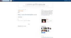 Desktop Screenshot of ilovekittykiller.blogspot.com