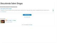 Tablet Screenshot of discutiendosobredrogabicentenario.blogspot.com