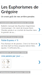 Mobile Screenshot of leseuphorismesdegregoire.blogspot.com