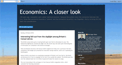 Desktop Screenshot of economicsacloserlook.blogspot.com