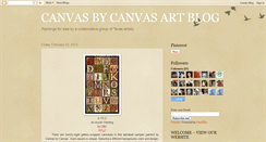 Desktop Screenshot of canvasbycanvas.blogspot.com