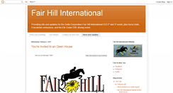 Desktop Screenshot of fairhillinternational.blogspot.com