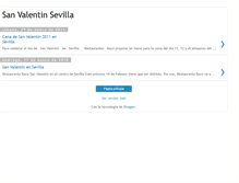 Tablet Screenshot of cenadesanvalentin.blogspot.com