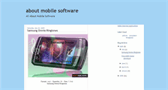 Desktop Screenshot of aboutmobilesoftware.blogspot.com