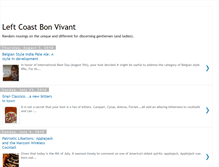 Tablet Screenshot of leftcoastbonvivant.blogspot.com