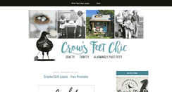 Desktop Screenshot of crowsfeetchic.blogspot.com