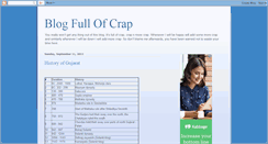 Desktop Screenshot of blogfullofcrap.blogspot.com