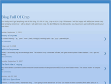 Tablet Screenshot of blogfullofcrap.blogspot.com