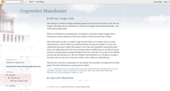 Desktop Screenshot of copywritermanchester.blogspot.com