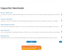 Tablet Screenshot of copywritermanchester.blogspot.com