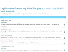 Tablet Screenshot of dontpayforalistofsurveysites.blogspot.com