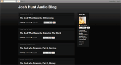 Desktop Screenshot of joshhuntaudio.blogspot.com