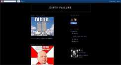 Desktop Screenshot of dirtyfailure.blogspot.com