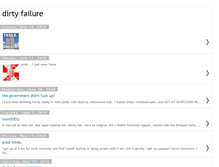 Tablet Screenshot of dirtyfailure.blogspot.com