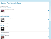 Tablet Screenshot of classic-ford-muscle-cars.blogspot.com
