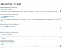 Tablet Screenshot of daughtersofheaven.blogspot.com