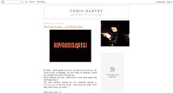 Desktop Screenshot of chrisharveycomposer.blogspot.com