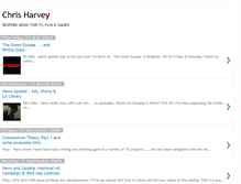 Tablet Screenshot of chrisharveycomposer.blogspot.com