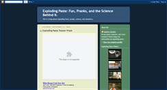 Desktop Screenshot of explodingpaste.blogspot.com