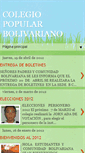 Mobile Screenshot of colegiopopularbolivariano.blogspot.com