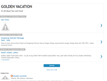 Tablet Screenshot of goldenvacationtour.blogspot.com