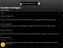Tablet Screenshot of ecuageo.blogspot.com