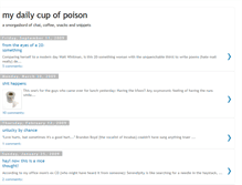 Tablet Screenshot of mydailycupofpoison.blogspot.com