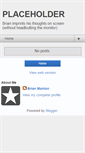 Mobile Screenshot of brianmanton.blogspot.com