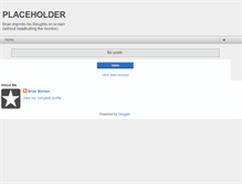 Tablet Screenshot of brianmanton.blogspot.com