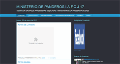 Desktop Screenshot of panderistas17.blogspot.com