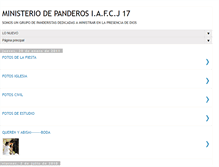 Tablet Screenshot of panderistas17.blogspot.com