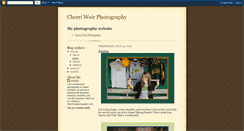 Desktop Screenshot of cherriweirphotography.blogspot.com