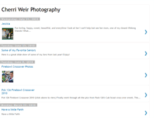 Tablet Screenshot of cherriweirphotography.blogspot.com