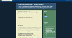 Desktop Screenshot of garrawayenterprises.blogspot.com