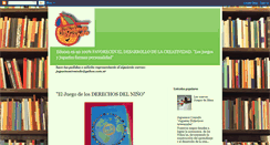 Desktop Screenshot of juguemoscreando.blogspot.com