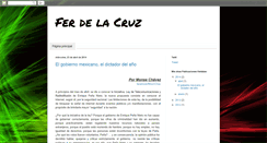 Desktop Screenshot of ferdelacruz.blogspot.com