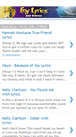 Mobile Screenshot of egylyrics.blogspot.com