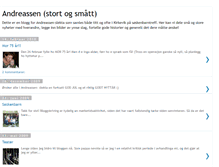 Tablet Screenshot of andreassen-kirkevik.blogspot.com